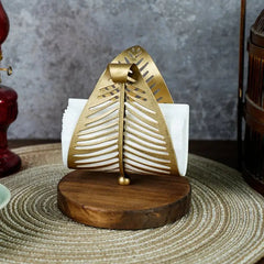 Iron Leaf Shape Tissue Holder