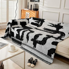 Brushstroke Art Sofa Cover
