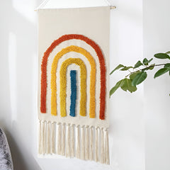 Colorful Fringe Tapestry Decor