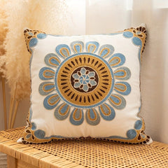Aurae Embroidered Vintage Cushion Cover