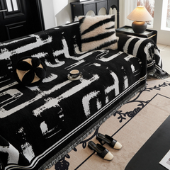 Brushstroke Art Sofa Cover