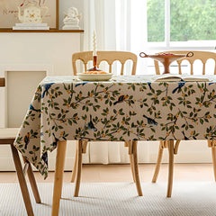 Lavish Heritage Floral & Bird Tablecloth