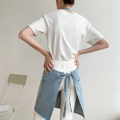 Classic Blue Denim Pocket Apron