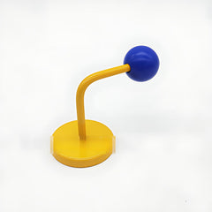 Colorful Magnetic Wooden Ball Hooks Home Storage