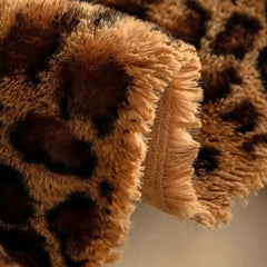 Cozy Leopard Print Sofa Cover