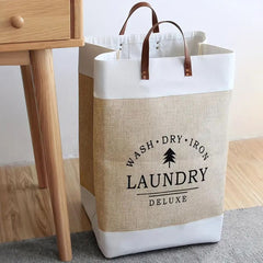 Deluxe Freestanding Laundry Basket