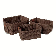 Elegant Rattan Weave Basket Set