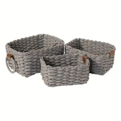 Elegant Rattan Weave Basket Set