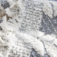 Leaf Fringed Lace Sofa Cover