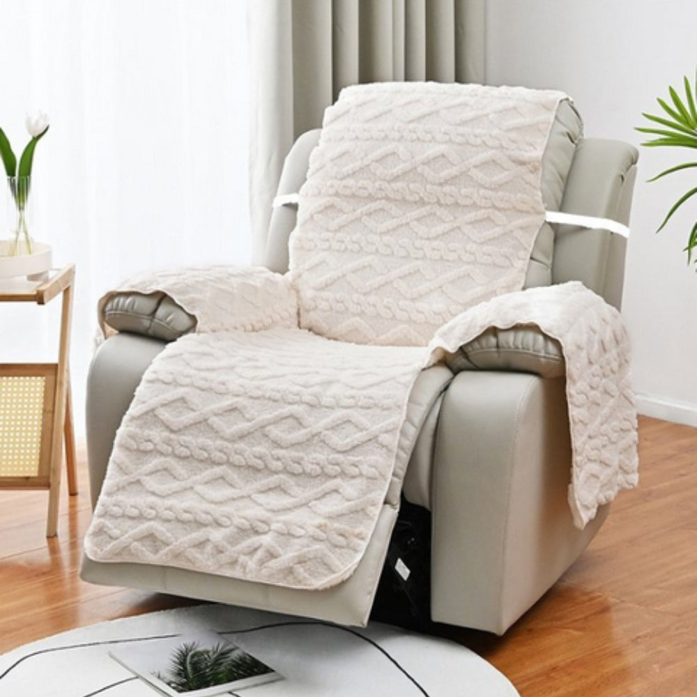 Diamond Pattern Recliner Slipcover