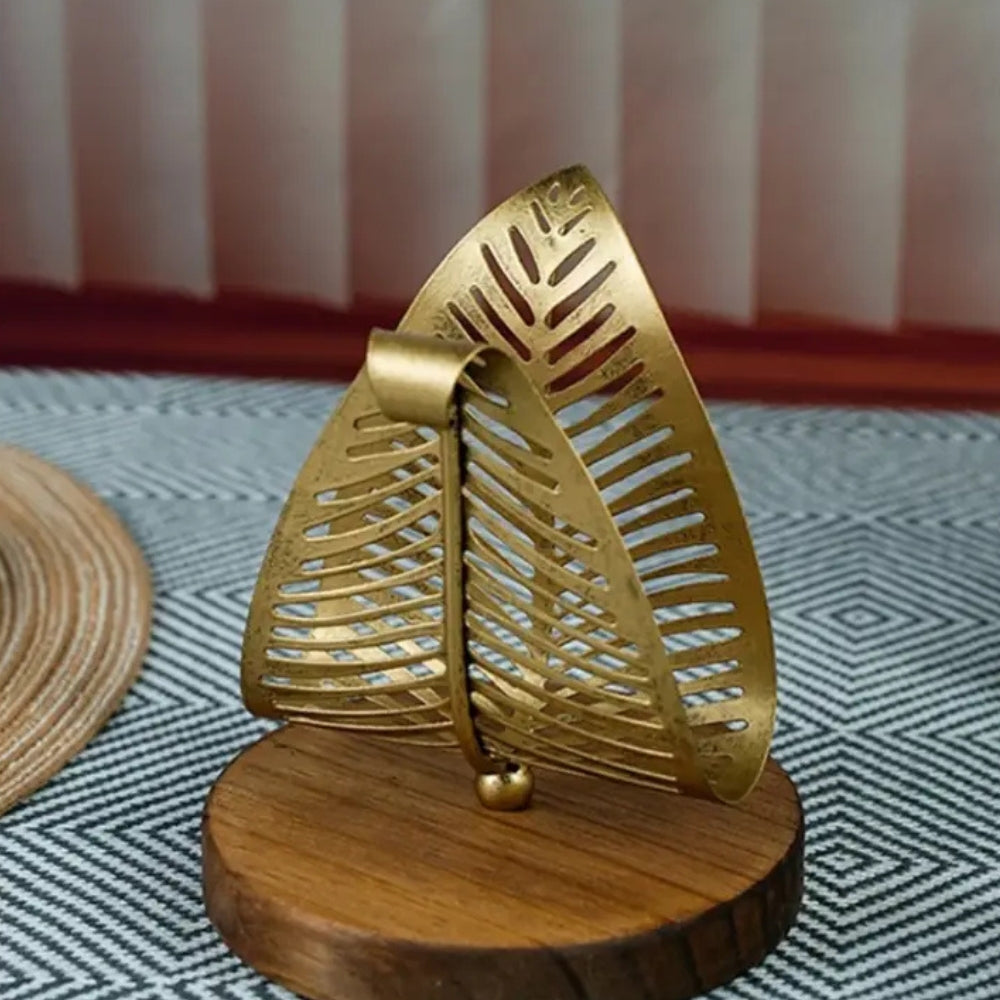Iron Leaf Shape Tissue Holder