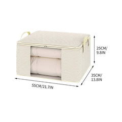 Classic Stripe Foldable Storage Bag