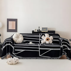 Abstract Grid Sofa Cover