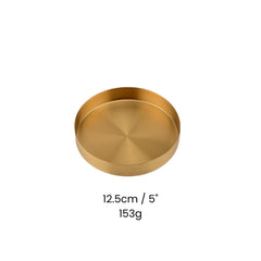 Gold Stainless Steel Tray