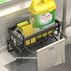 All-in-One Sponge Soap Cloth Self-Draining Rack