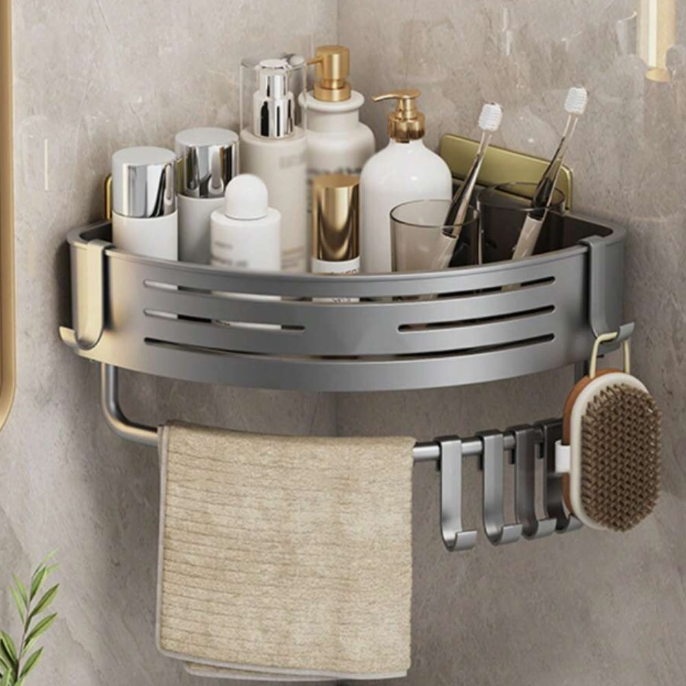 Aluminum Corner Shower Caddy Rack