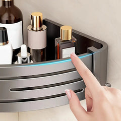 Aluminum Corner Shower Caddy Rack