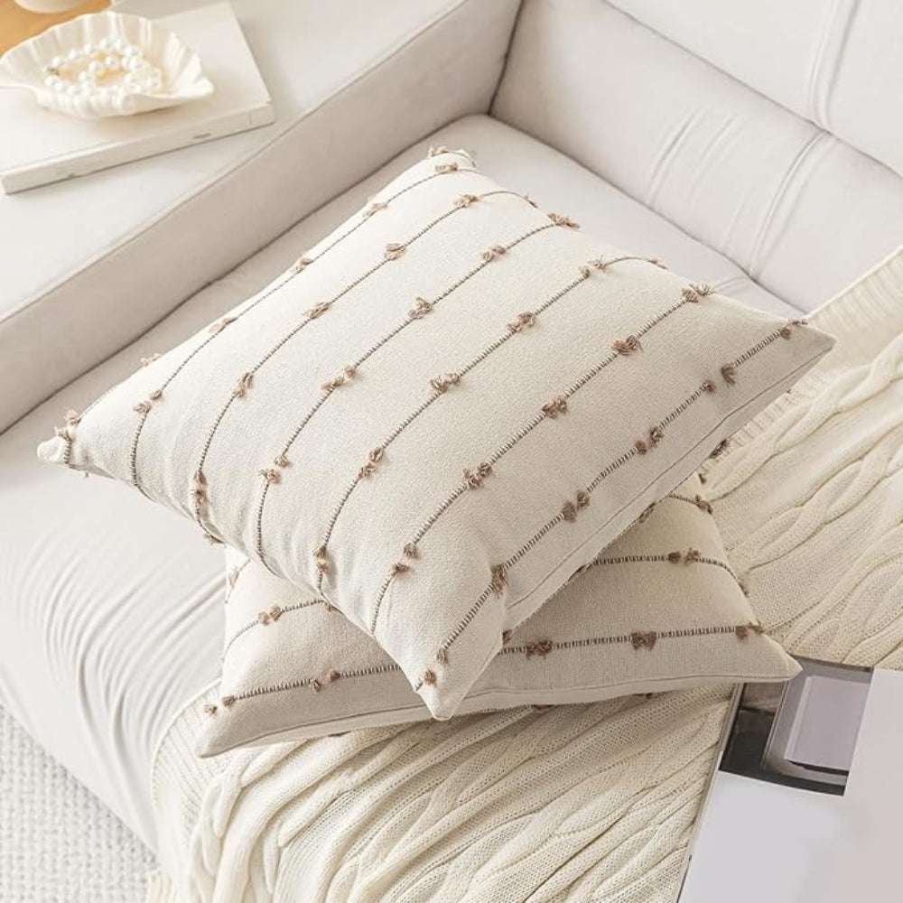 Averra Vertical Stitched Cushion Cover