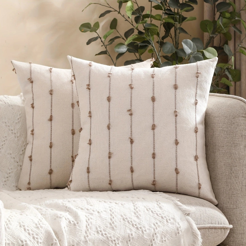 Averra Vertical Stitched Cushion Cover
