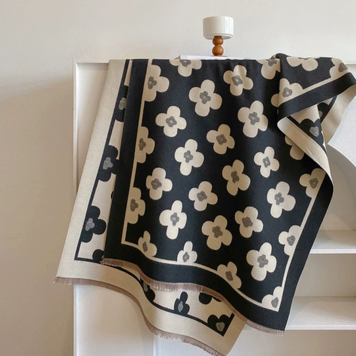 Bloom Classic Floral Winter Scarf
