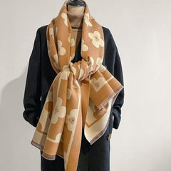 Bloom Classic Floral Winter Scarf