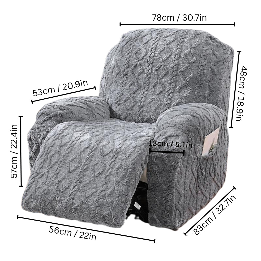 Jacquard Stretch Recliner Sofa Cover