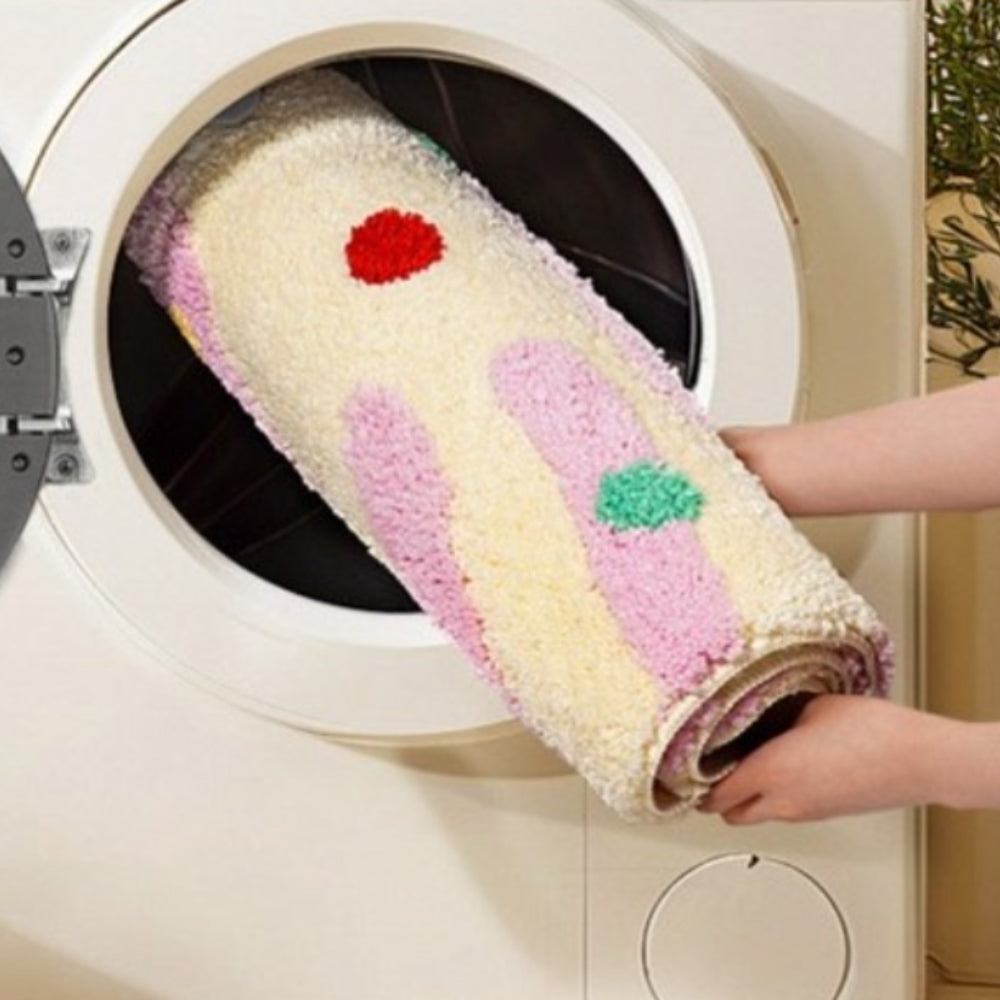 Candy Color Clash Bath Mat