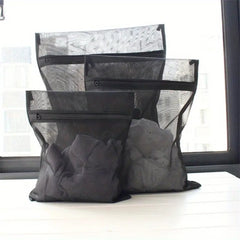 Black Care Mesh Laundry Bag