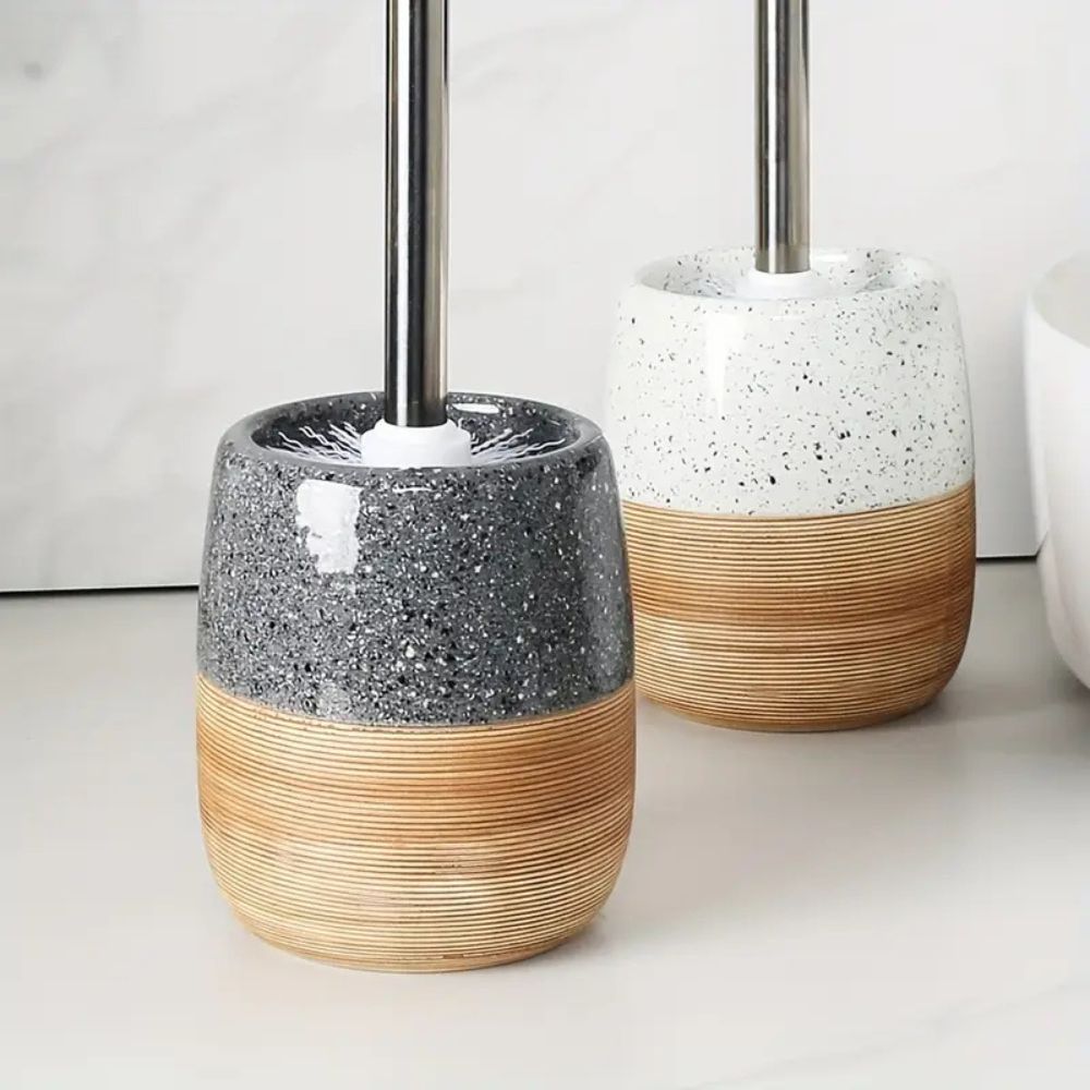 Elegant Bathroom Toilet Brush & Holder Set