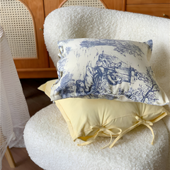 Chateau Vintage Print Cushion Cover