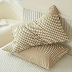 Classic Gingham Soft Pillow Case