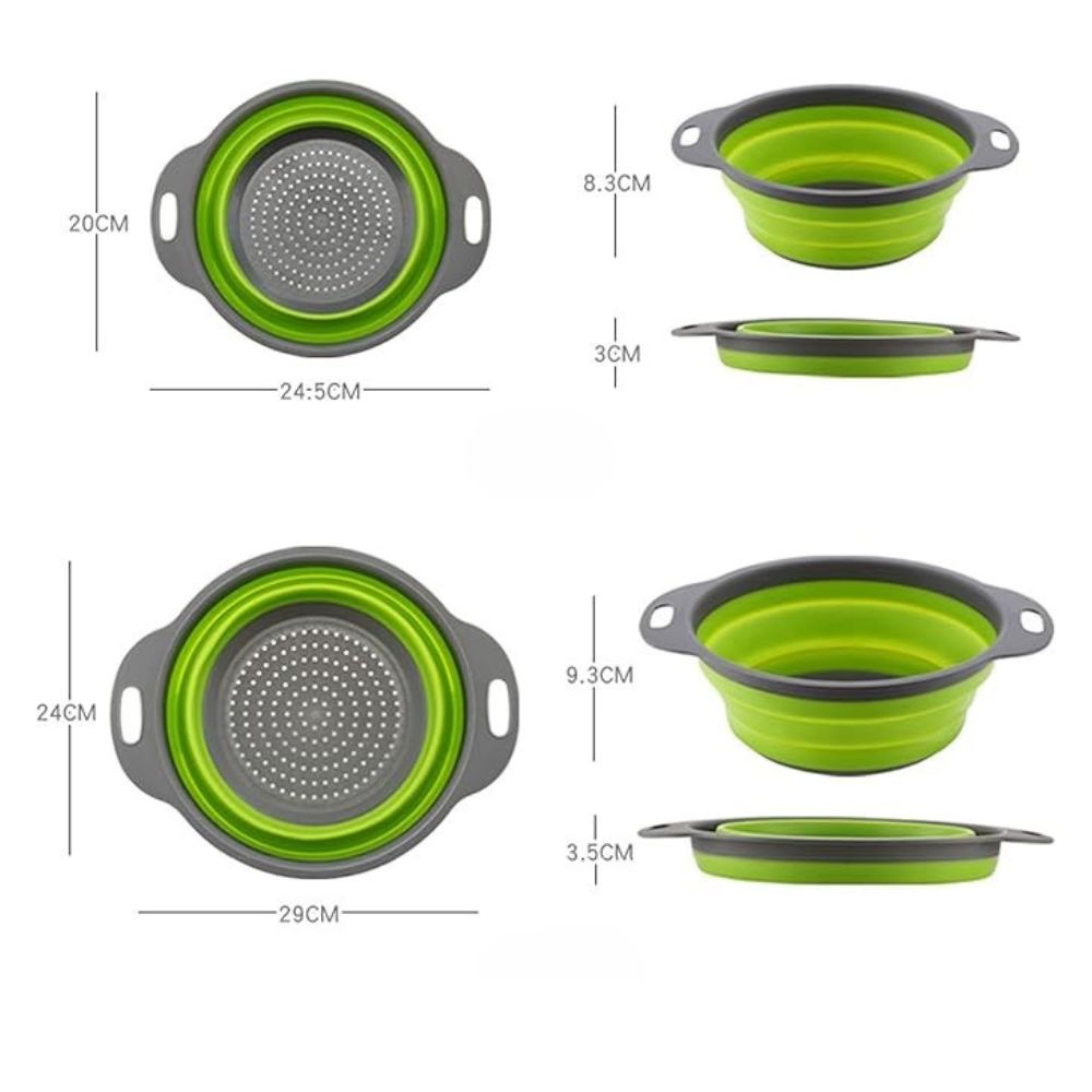Collapsible Silicone Strainer Basket