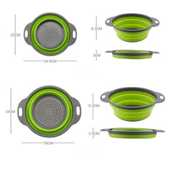 Collapsible Silicone Strainer Basket