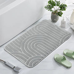 Concentric Arches Cashmere Bath Mat