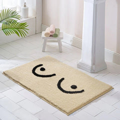 Aesthetic Fluffy Bath Mat Room Decor