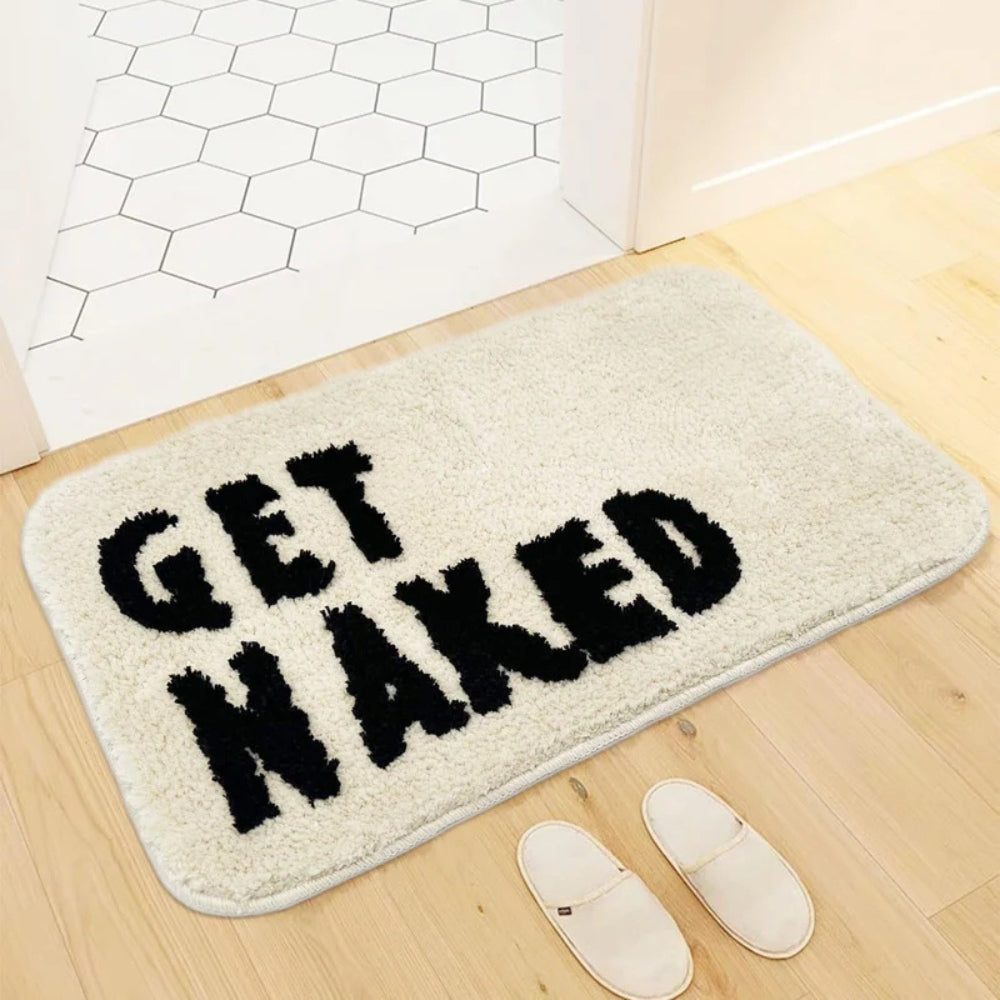 Aesthetic Fluffy Bath Mat Room Decor