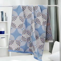 Dahlia Blossom Cotton Bath Towel