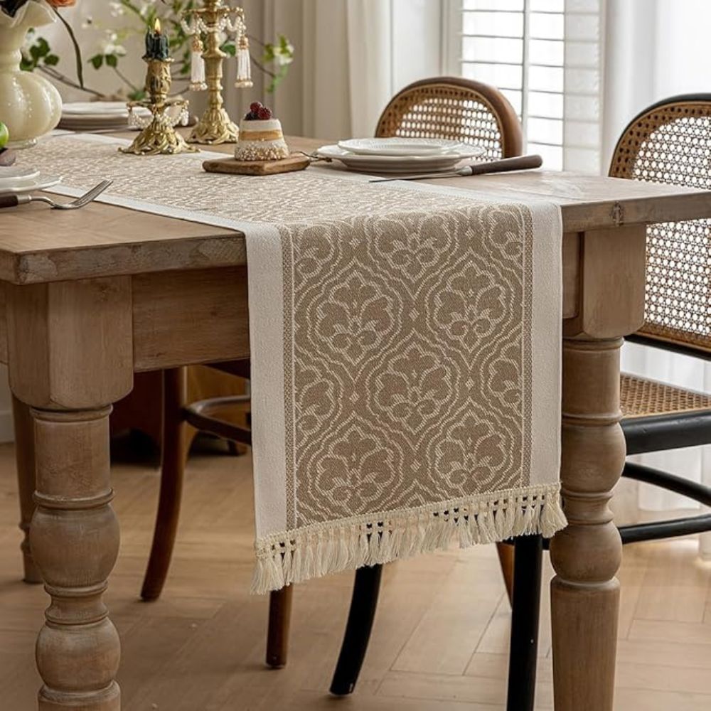 Damask Dune Table Runner