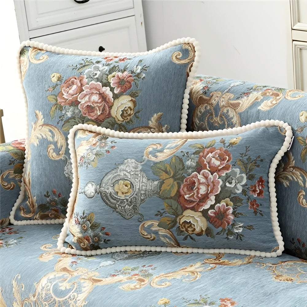 Elise Chenille Beaded Edge Cushion Cover