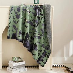 Emeraude Forest Soft Knitted Throw Blanket