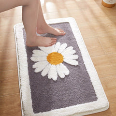 Fleur Plush Floral Bath Mat