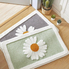 Fleur Plush Floral Bath Mat