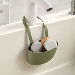 Hanging Silicone Dish Drainer Organizer
