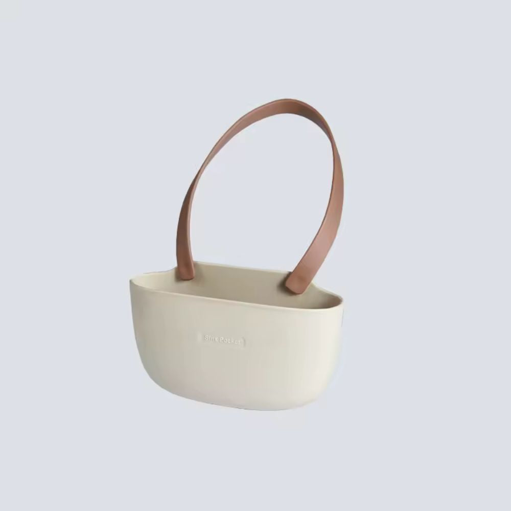 Hanging Silicone Dish Drainer Organizer