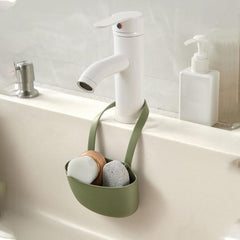 Hanging Silicone Dish Drainer Organizer