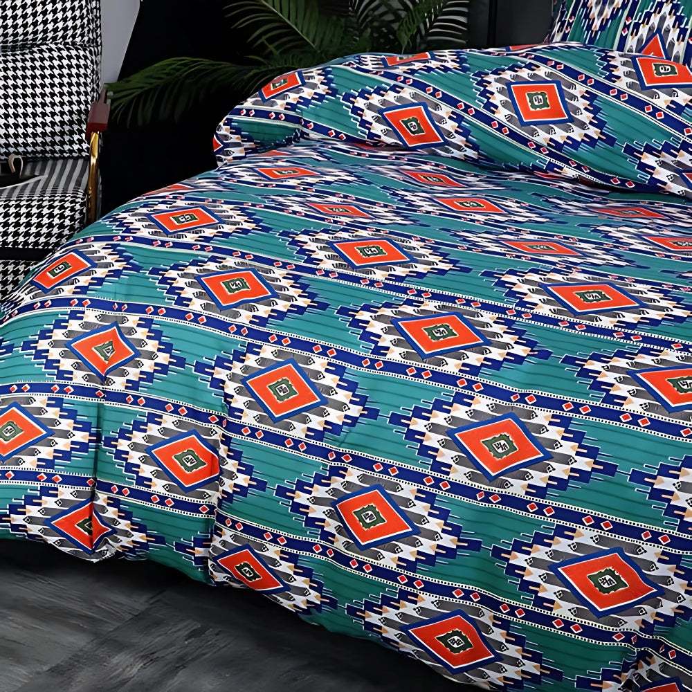 Indara Boho Tribal Print Duvet Cover Set