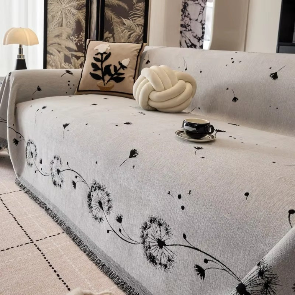 Japandi Dandelion Puff Sofa Cover