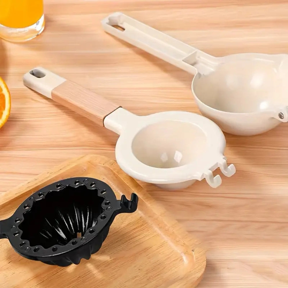 Elegant Stainless Steel Manual Lemon Squeezer