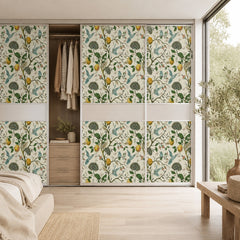 Lemon Bluebird PVC Adhesive Wallpaper