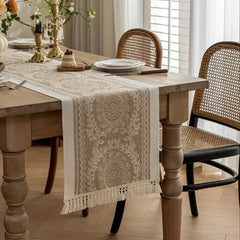 Leona Luxury Linen Table Runner